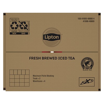 Lipton® Iced Tea Unsweetened Black for Steeping Brewer 24 x 3 gal - 